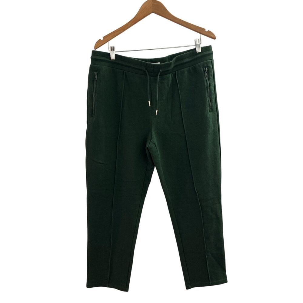 Goodfellow‎ & Co Green Lounge Pants Sweatpants Zip Pockets Size Large